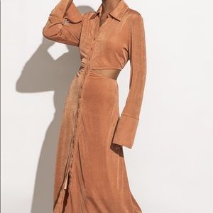 Bohme MARIANNA DRESS IN CLAY